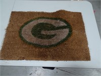 Packers straw outdoor mat
