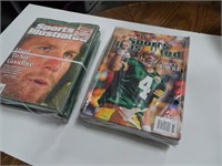 Set of unopened Brett Favre Sports Illustrated