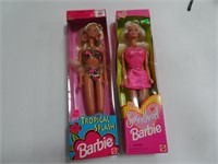 Set of vintage barbie dolls