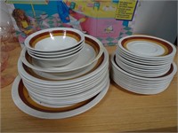 Set of plates and bowls