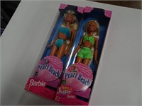 Set of vintage Pearl Beach barbie dolls