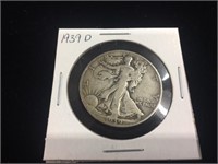 1939-D Walking Liberty Half Dollar