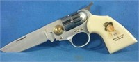 New Billy the Kid folding 7.5" revolver knife