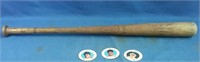Genuine Hank Aaron Louisville Slugger wooden bat,