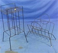 Wrought iron phone stand / magazine rack