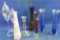 several unique vases