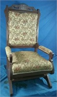 antique Victorian rocking chair