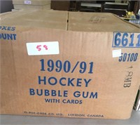 Opc 1990/91 Hockey Bubble Gum With Cards