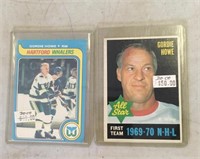 Two Gordon Howe Cards. 79/80 And 69/70 All Star