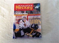 Signed Patrick Desrochers Hockey Magazine