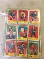 1967/68 Topps 23 Hockey Cards