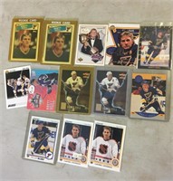 13 Brett Hull Cards. 
2 Rookie Cards One Opc One