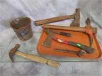 Assorted Tools - Hammer, Hatchet, Etc
