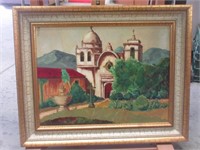 Oil Painting of Mission