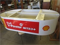 Large Overhead Shell Oil Circular Sign