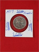 1957 Franklin Silver Half Dollar