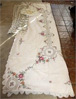 Lave & Embroidered Table Cloths