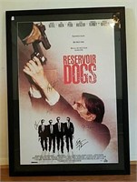 Autographed "Reservoir Dogs"  Movie Poster - COA