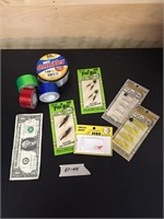 Assorted Falls fishing lures, & Line etc