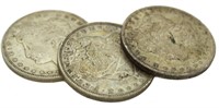 (3) 1921 Morgan Silver Dollars