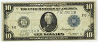 Series 1914 $10 Large Federal Reserve Bank Note