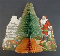 Vintage Beistle Fold-Out Christmas Card