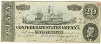 1864 Confederate $20 Bank Note