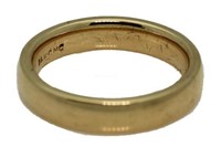 14kt Gold Large 4 mm Thick Wedding Band