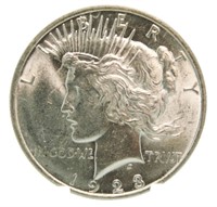 1923 Gem BU Peace Silver Dollar
