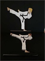 Karate Themed Wooden Cutouts