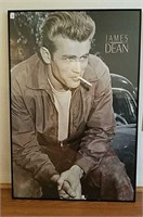 Framed James Dean Poster