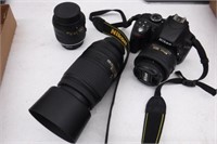 Nikon AF-S Nikkor 35MM 1:1.8G Camera w/ 2 Lenses