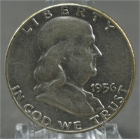 1956 Unc. Franklin Half Dollar