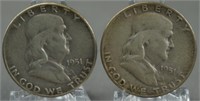1951 1951-S Franklin Half Dollar