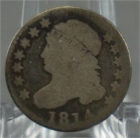 1814 Large Date Capped Bust Dime