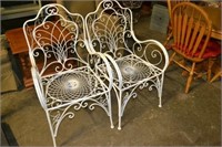 Iron patio chairs