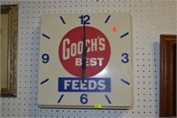 Vintage Gooch's Best Feeds Clock