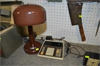 Desk Lamp & Calculator