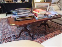 Queen Anne Style Coffee Table, Tray Top