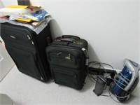 Group of Assorted Luggage & Vacuum