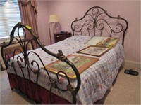 Reproduction Iron Bed, Full Size