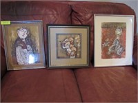 Three Pieces by Artist J. Rodo Boulinger - Waterco