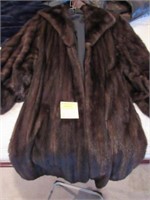 Ladies Full Length Mink Coat, Shawl Collar, Tag fo