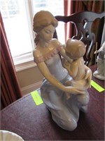Lladro Woman Holding Baby