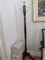 Mahogany Coat/Hat Stand - Modern