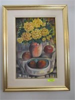 Oil on Canvas - Still Life- Signed VA Oempe?