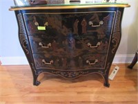Drexel - Chinoiserie Three Drawer Cabinet with Ser