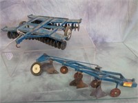 Two ERTL Metal Toy Farm Tractor Implements