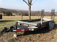 Foster trailer/hauler w/ ramps , tandem axle 6 lug