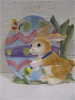 Fitz & Floyd Easter Egg Rabbit plate